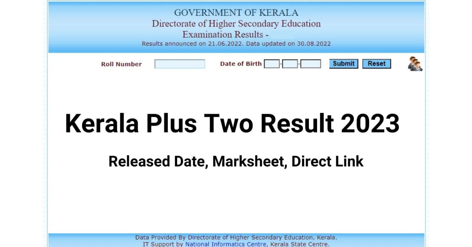 Kerala Plus Two Result 2023: DHSE Kerala +2 Result, Name, School, Roll ...