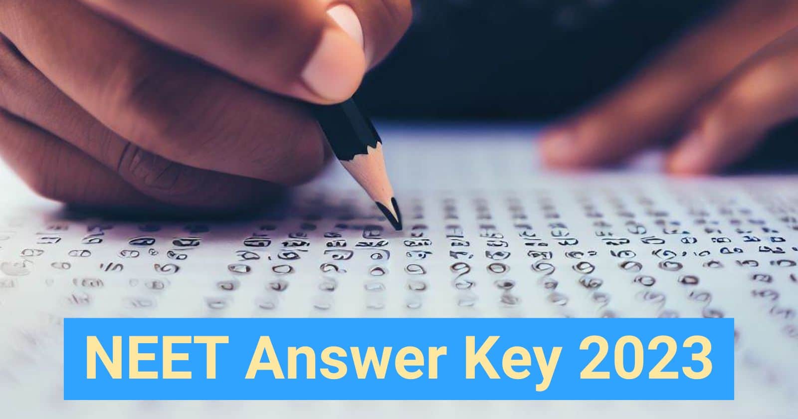 NEET Answer Key 2023 OUT neet.nta.nic.in 2023 Answer Key, Check Code